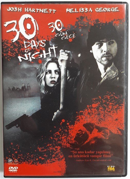 30 GÜN GECE - 30 DAYS OF NIGHT - JOSH HARTNETT - DVD 2.EL