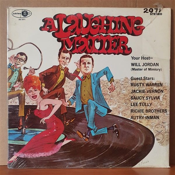 A LAUGHING MATTER / WILL JORDAN - LP DÖNEM BASKISI SIFIR PLAK