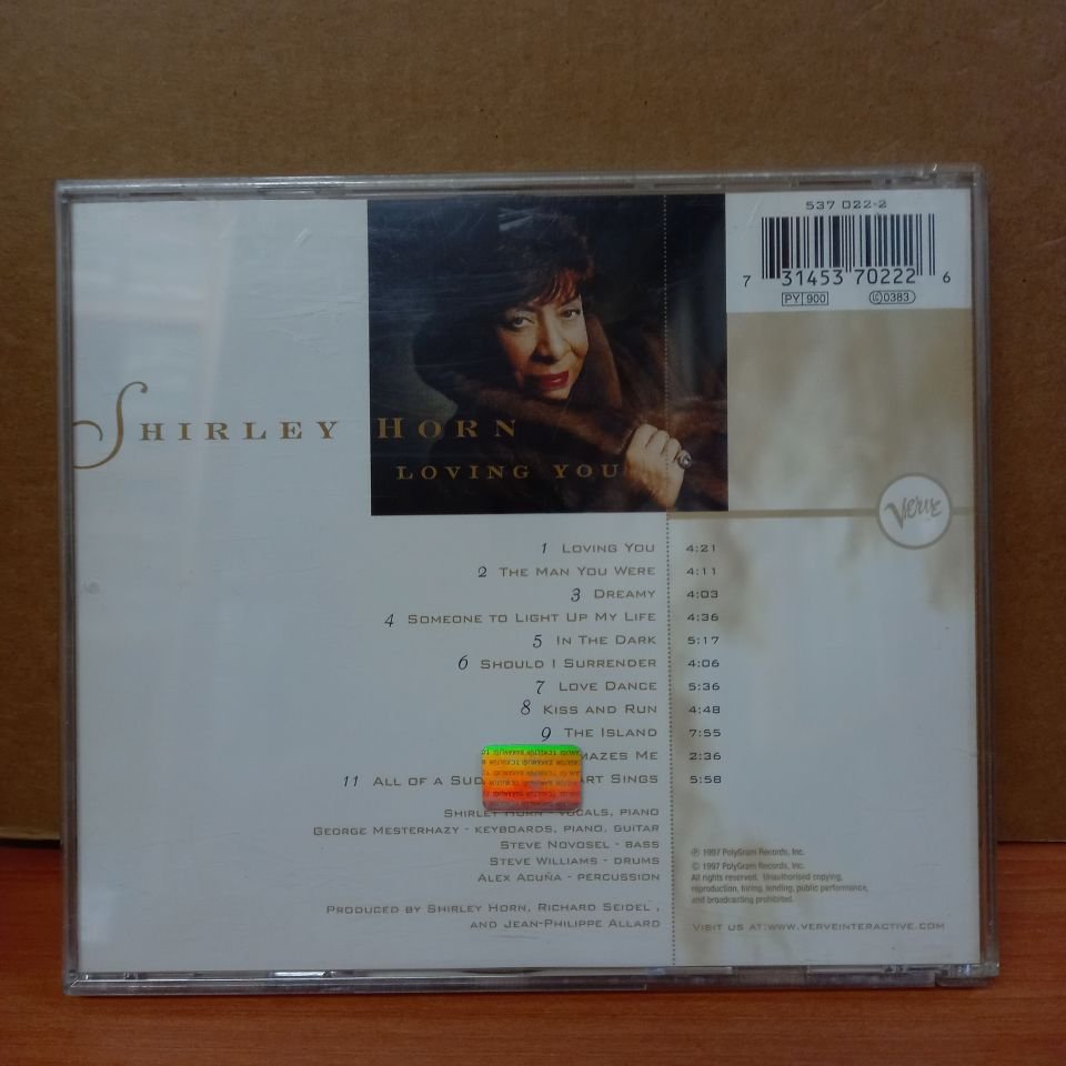 SHIRLEY HORN - LOVING YOU (1997) - CD 2. EL