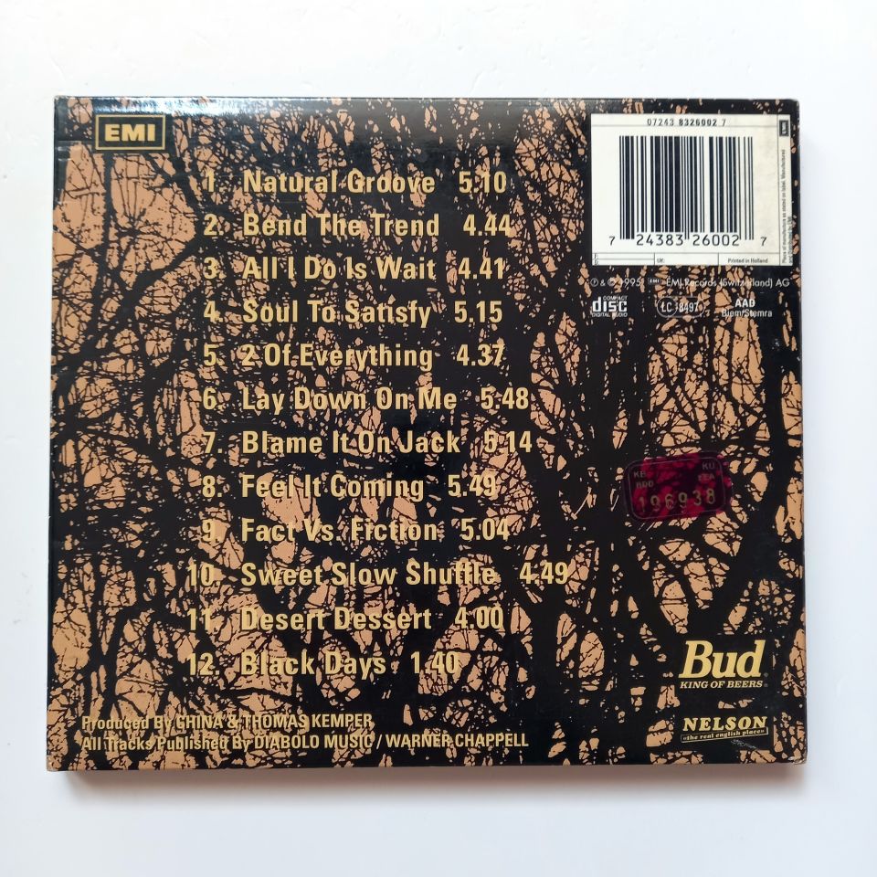 CHINA – NATURAL GROOVE (1995) - CD DIGIPAK 2.EL