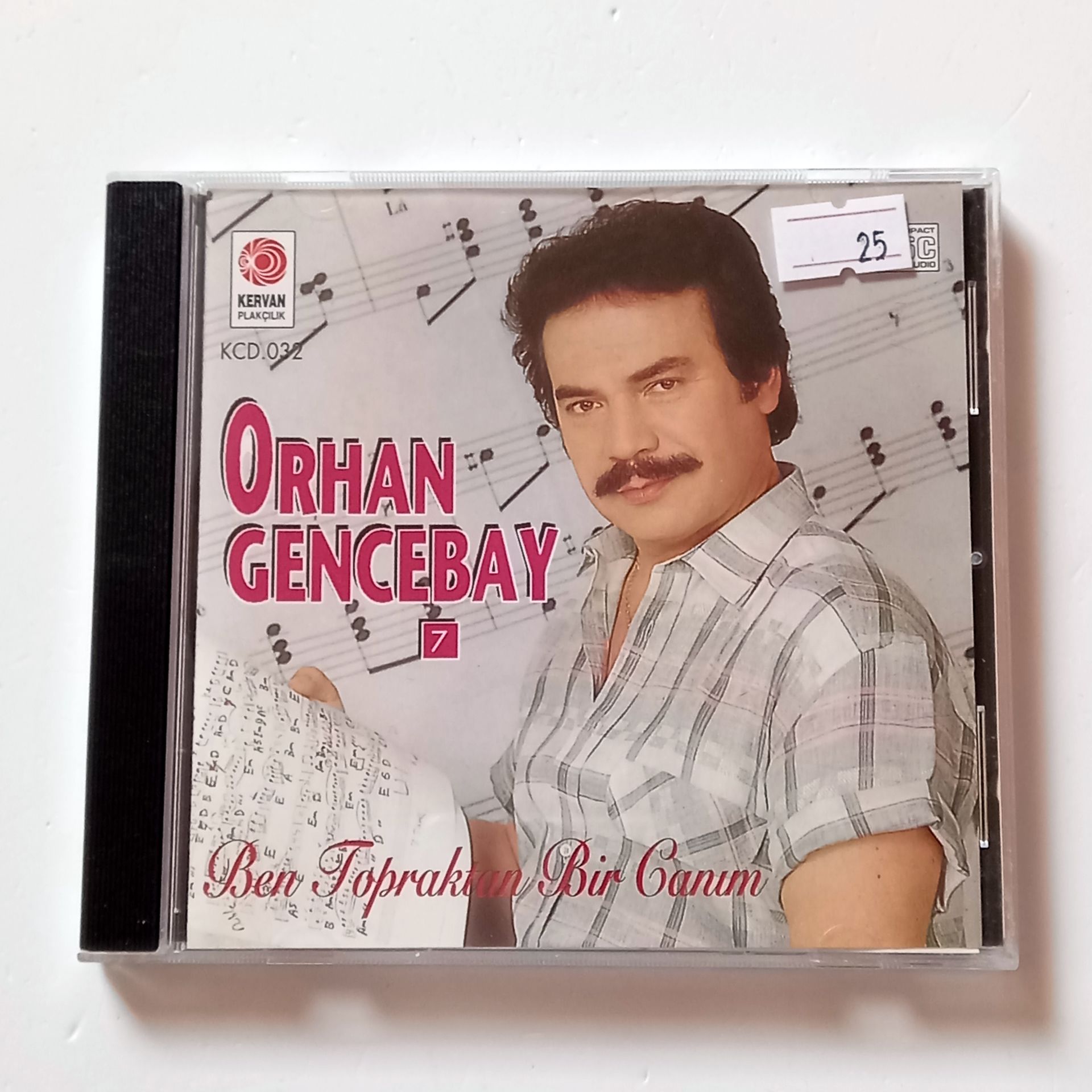 ORHAN GENCEBAY - BEN TOPRAKTAN BİR CANIM - CD KERVAN PLAKÇILIK 2.EL