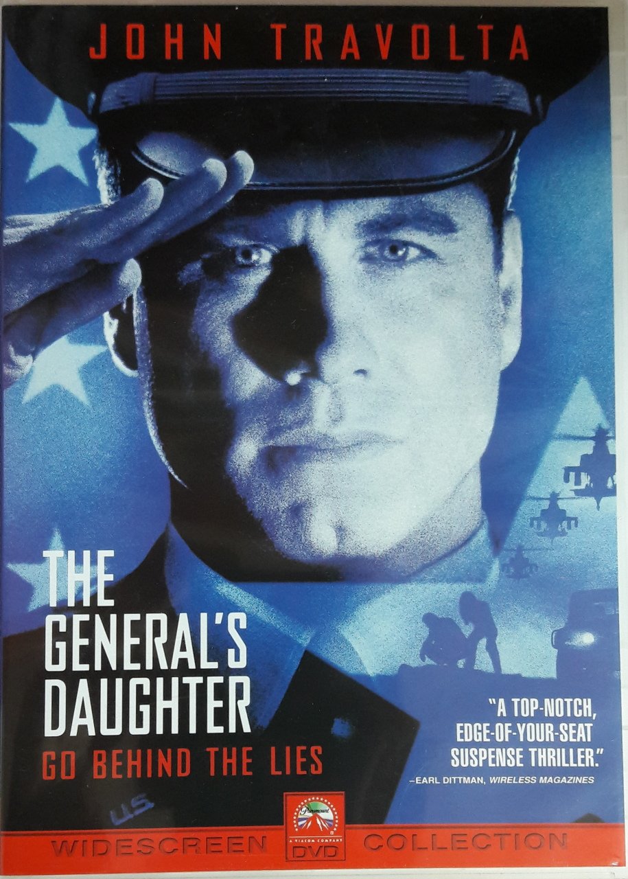 THE GENERAL'S DAUGHTER - JOHN TRAVOLTA - MADELEINE STOWE - DVD 2.EL 1.BÖLGE