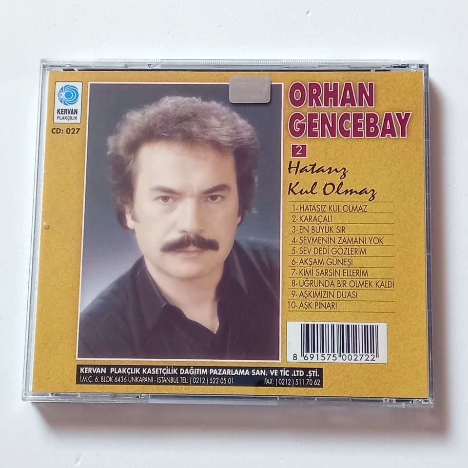 ORHAN GENCEBAY - HATASIZ KUL OLMAZ - CD KERVAN PLAKÇILIK 2.EL