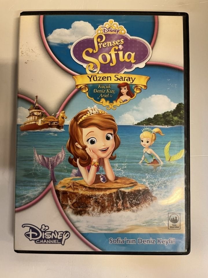 SOFIA THE FIRST - PRENSES SOFIA - YÜZEN SARAY KÜÇÜK DENİZ KIZI ARIEL İLE - DISNEY JUNIOR ANİMASYONU - DVD 2.EL
