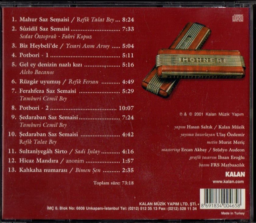 BALARISI AHMET - 2001 COMPILATION - CD KALAN MÜZİK 2.EL
