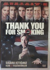THANK YOU FOR SMOKING - SİGARA İÇTİĞİNİZ İÇİN TEŞEKKÜRLER - AARON ECKHART - MARIO BELLO - DVD 2.EL