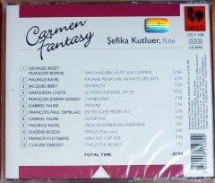 CARMEN FANTASY: ŞEFİKA KUTLUER, FLUTE (2002) - CD SIFIR