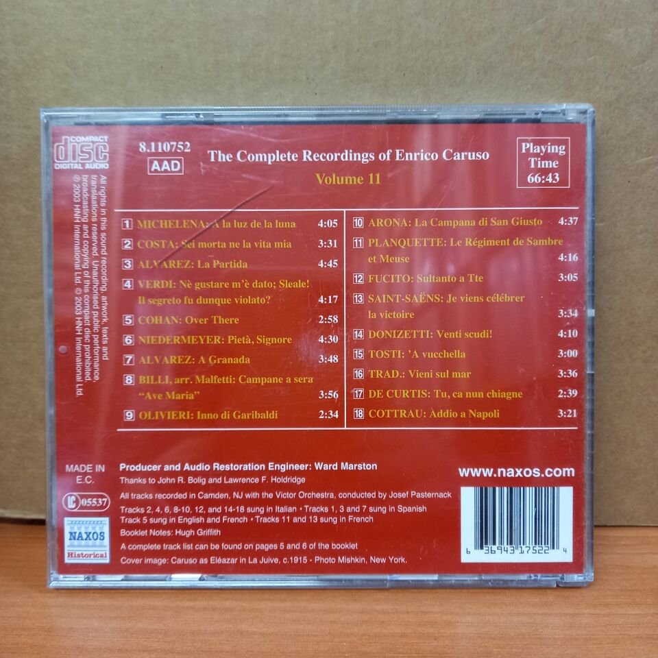 ENRICO CARUSO - COMPLETE RECORDINGS VOLUME11 (2003) - CD 2. EL