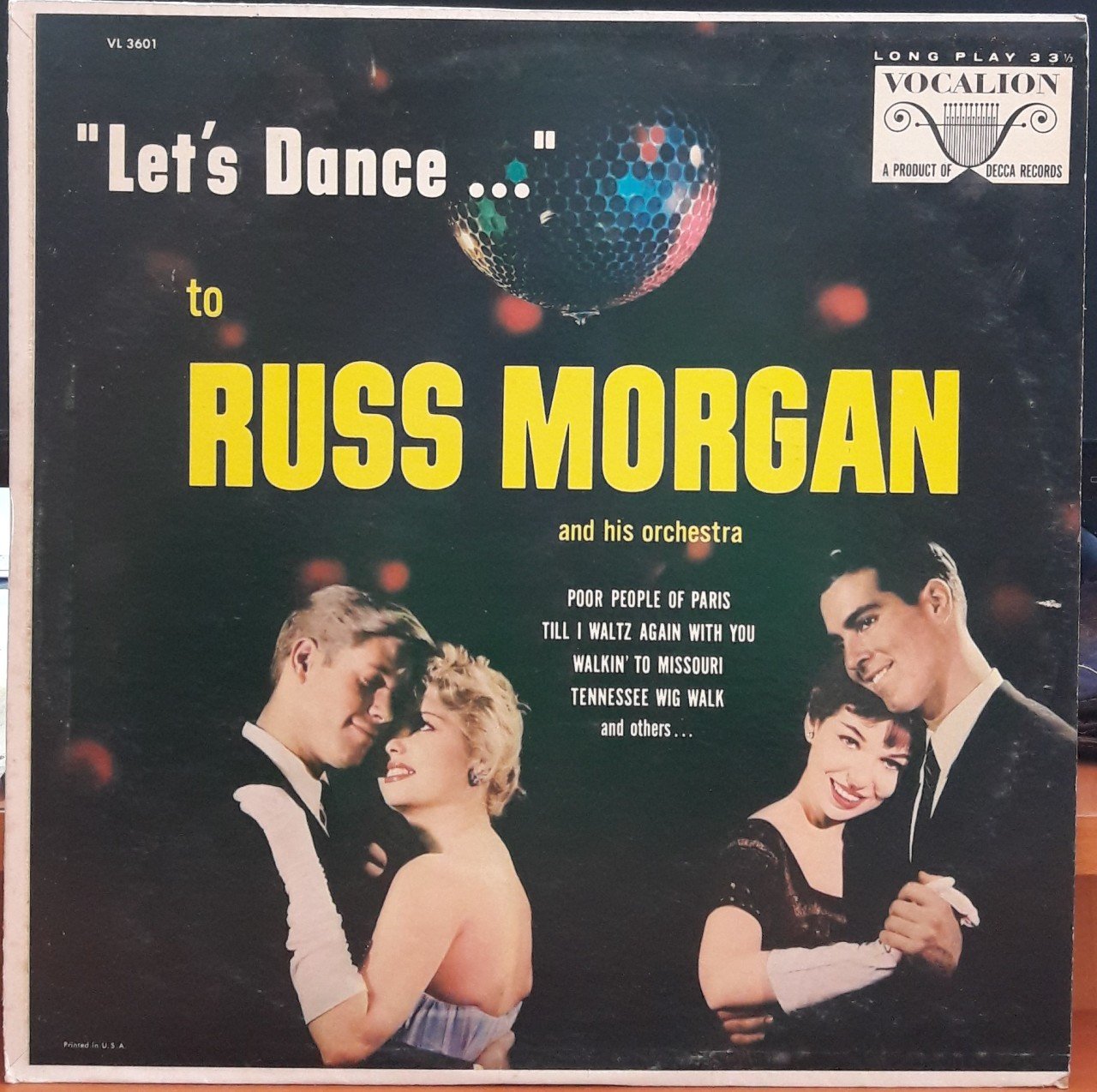 RUSS MORGAN - LET'S DANCE - PLAK 2.EL