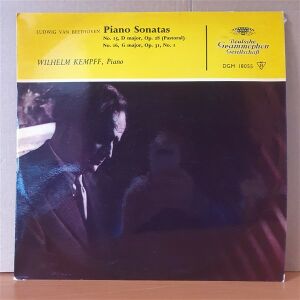 LUDWIG VAN BEETHOVEN / PIANO SONATAS NO.15, NO.16 / WILHELM KEMPFF - LP 2.EL PLAK
