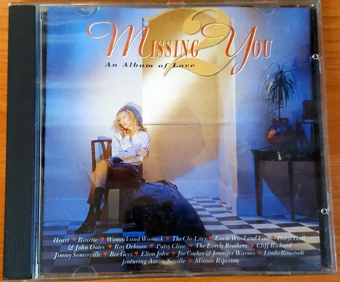 MISSING YOU - AN ALBUM OF LOVE HEART ROXETTE BEE GEES ROY ORBISON CD 2.EL