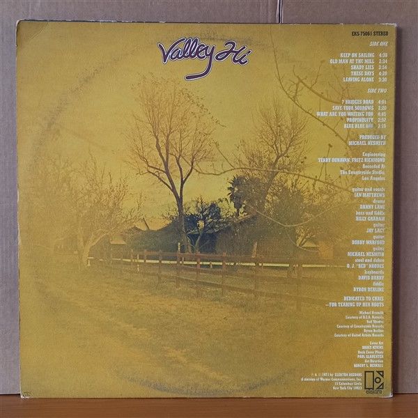 IAN MATTHEWS – VALLEY HI (1973) - LP 2. EL PLAK