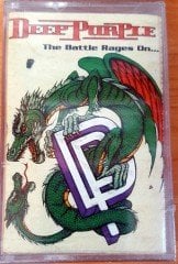 DEEP PURPLE - THE BATTLE RAGES ON... (1993) MMY TRANSPARENT CASSETTE MADE IN TURKEY ''NEW''