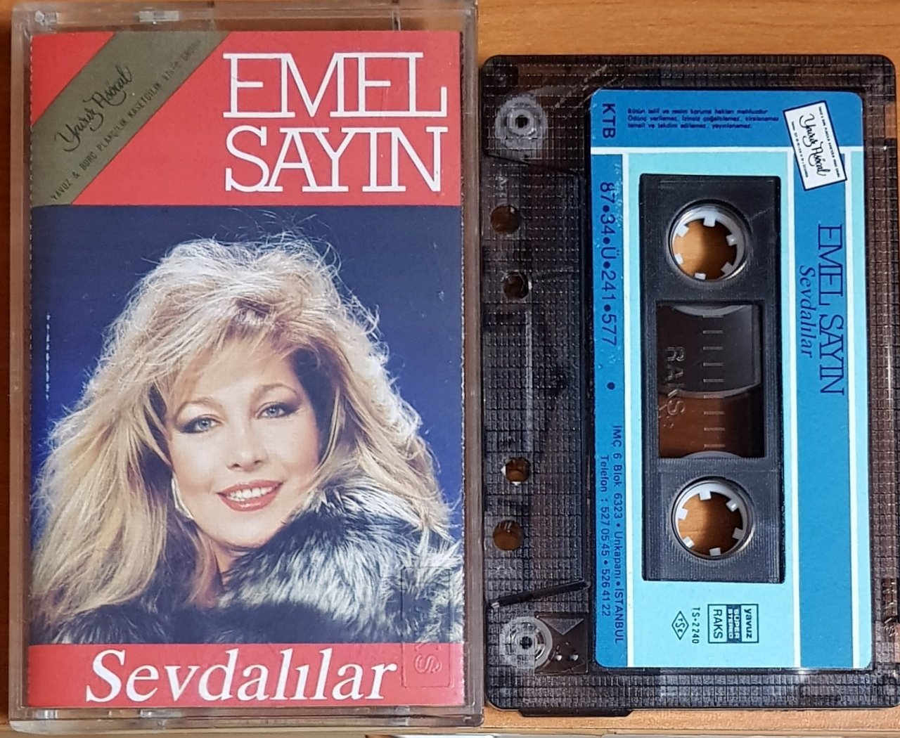 EMEL SAYIN - SEVDALILAR (1987) - YAVUZ KASET 2.EL