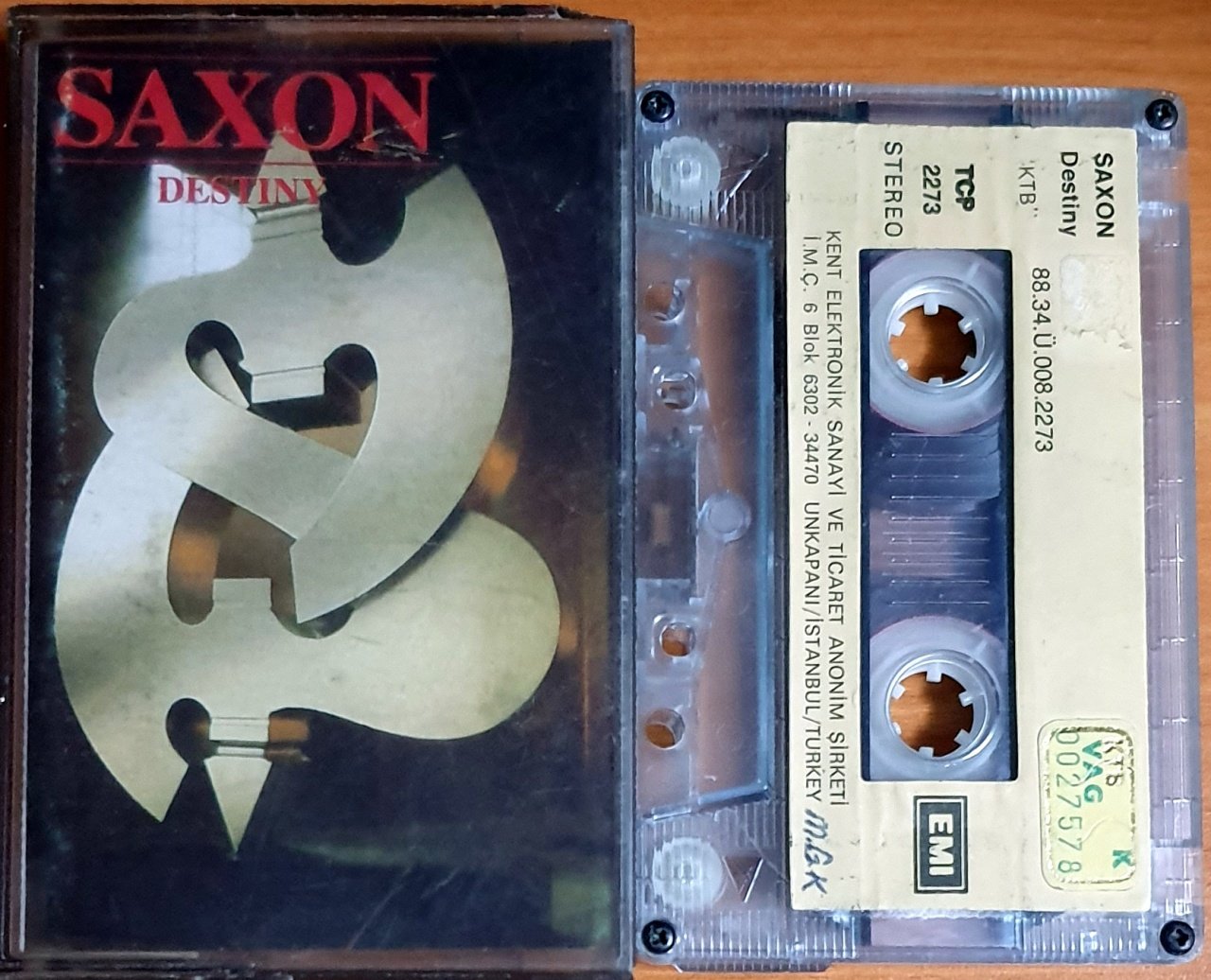 SAXON - DESTINY (1988) - KASET KENT 2.EL