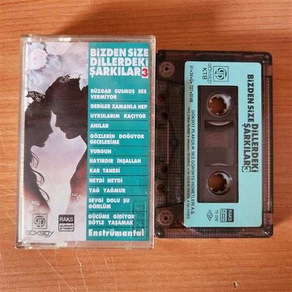 BİZDEN SİZE DİLLERDEKİ ŞARKILAR 3 (1991) - KASET 2.EL
