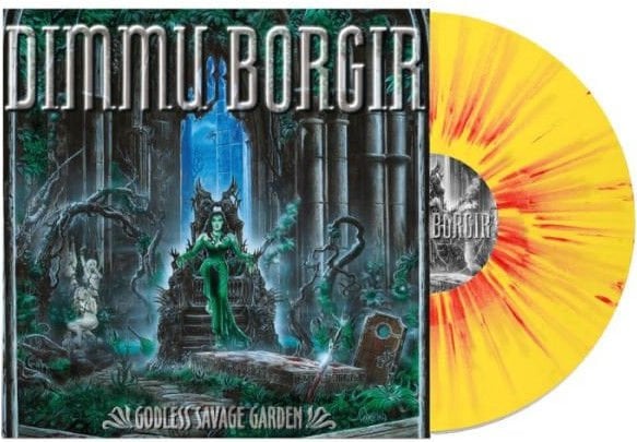 DIMMU BORGIR – GODLESS SAVAGE GARDEN (1998) -  LP 2024 LIMTED EDITION SPLATTER SIFIR PLAK