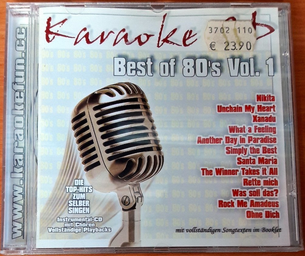 BEST OF 80'S VOLUME 1 - KARAOKE CD 2.EL