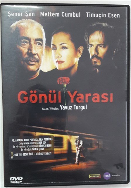 GÖNÜL YARASI - ŞENER ŞEN - MELTEM CUMBUL - TİMUÇİN ESEN - YAVUZ TURGUL - DVD 2.EL