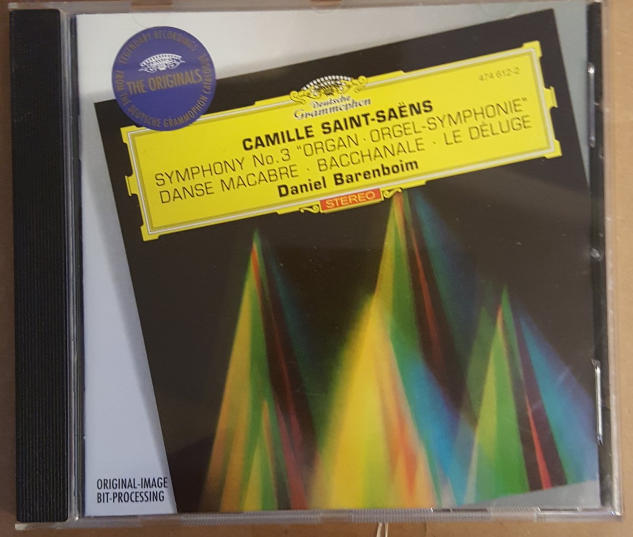 SAINT-SAENS SYMP.NO 3/DANSE MACABRE/SAMSON ET DALILA/LA DELUGE - DANIEL BARENBOIM - CD DEUTSCHE GRAMMOPHON 2.EL
