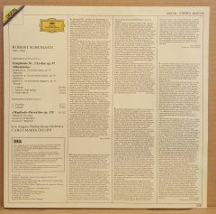 SCHUMANN - SYMPHONY NO 3 RHENISH / C.M.GIULINI LOS ANGELES PHIL.ORCH. (1982) - LP DÖNEM BASKI SIFIR PLAK