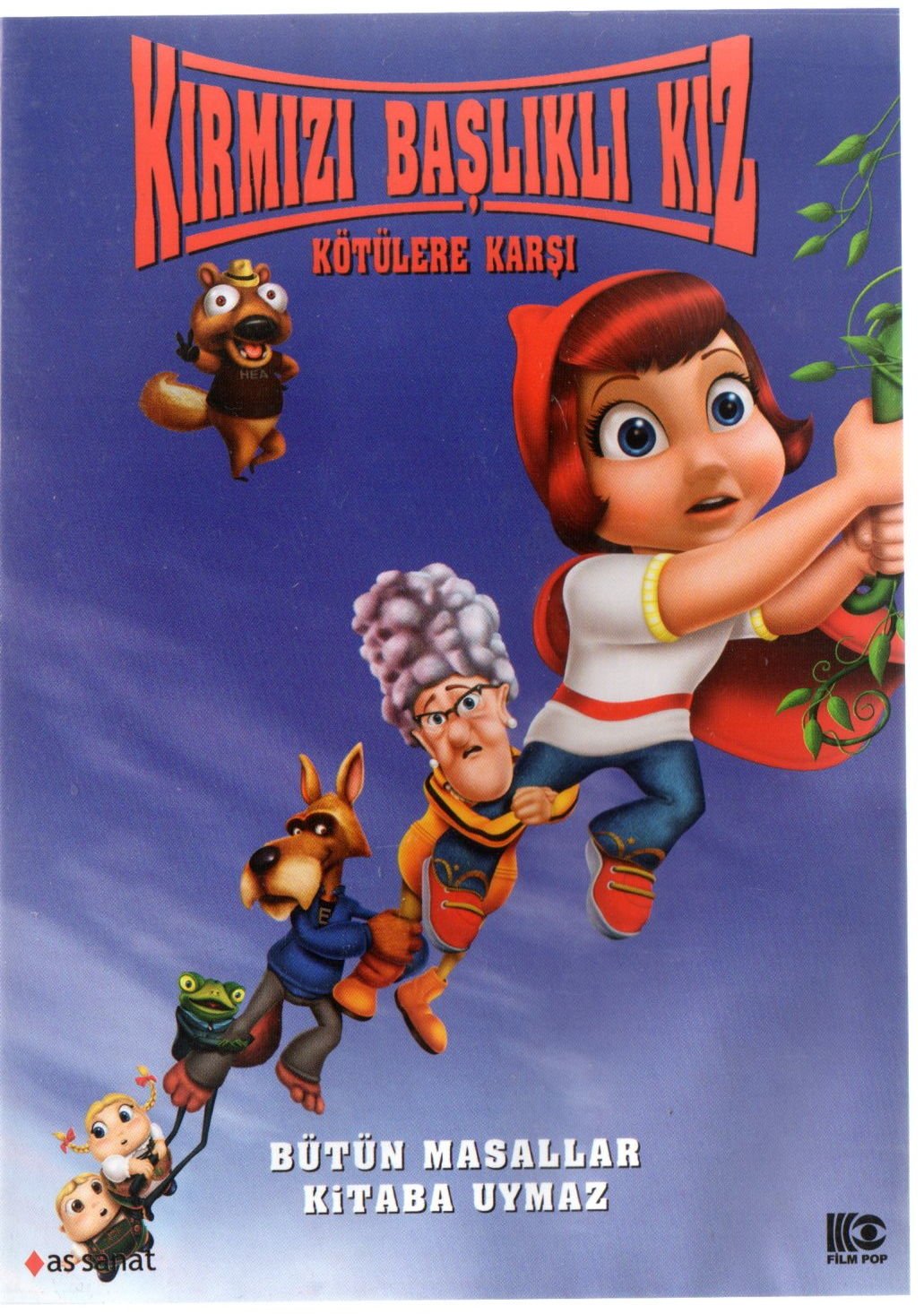 KIRMIZI BAŞLIKLI KIZ KÖTÜLERE KARŞI - HOODWINKED TOO! HOOD VS. EVIL - ANİMASYON - DVD 2.EL