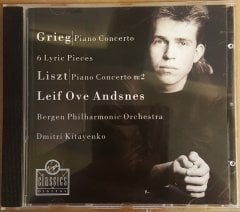 GRIEG PIANO CON. & 6 LYRIC PIECES / LISZT PIANO CON. - LEIF OVE ANDSNES DMITRI KITAYENKO - CD 2.EL