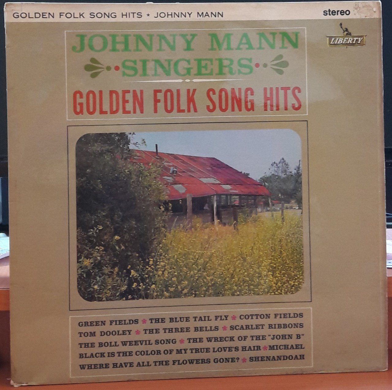 THE JOHNNY MANN SINGERS - GOLDEN FOLK SONGS HITS - PLAK 2.EL