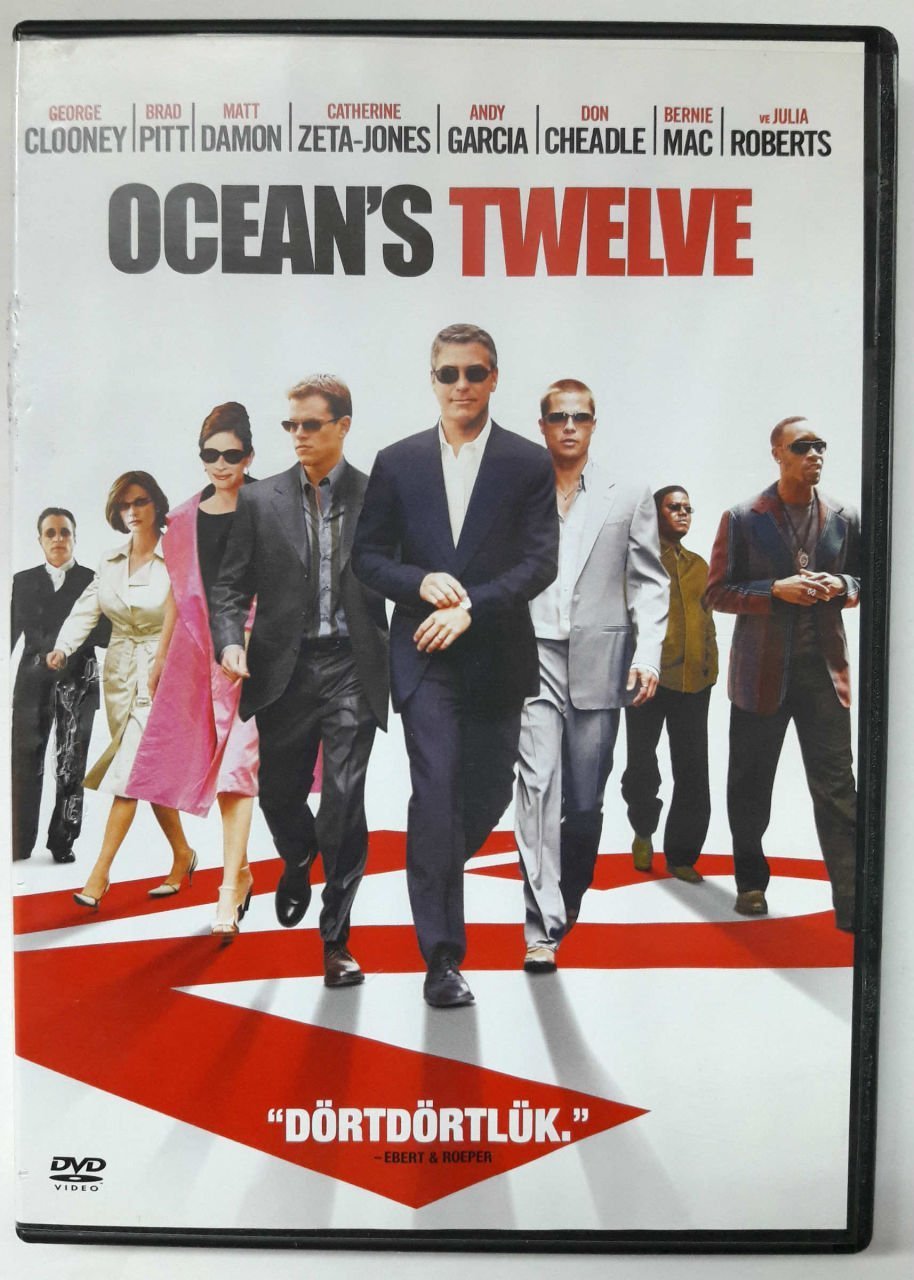 OCEAN'S TWELVE - GEORGE CLOONEY - BRAD PITT - MATT DAMON - ANDY GARCIA - CATHERINE ZETA-JONES - JULIA ROBERTS - DVD 2.EL