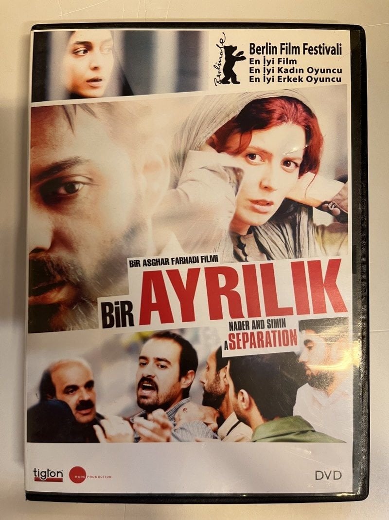 NADER AND SIMIN - A SEPARATION - BİR AYRILIK - ASGHAR FARHADI - DVD 2.EL