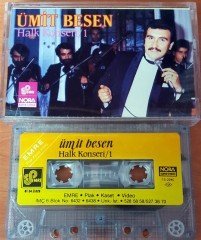 ÜMİT BESEN - HALK KONSERİ 1 (1987) - KASET EMRE 2.EL