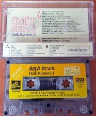 ÜMİT BESEN - HALK KONSERİ 1 (1987) - KASET EMRE 2.EL