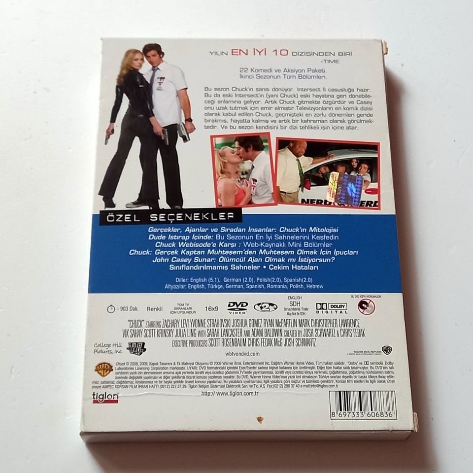 CHUCK - İKİNCİ SEZONUN TAMAMI - 6 DVD 2.EL
