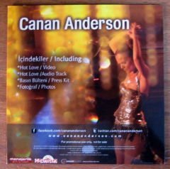 CANAN ANDERSON - HOT LOVE Single CD 2.EL