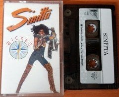 SINITTA - WICKED (1990) TOPKAPI CASSETTE MADE IN TURKEY ''USED'' PAPER LABEL