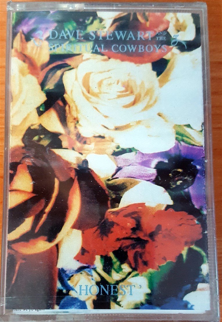 DAVE STEWART AND THE SPIRITUAL COWBOYS - HONEST (1991) MMY CASSETTE MADE IN TURKEY ''NEW'' PAPER LABEL