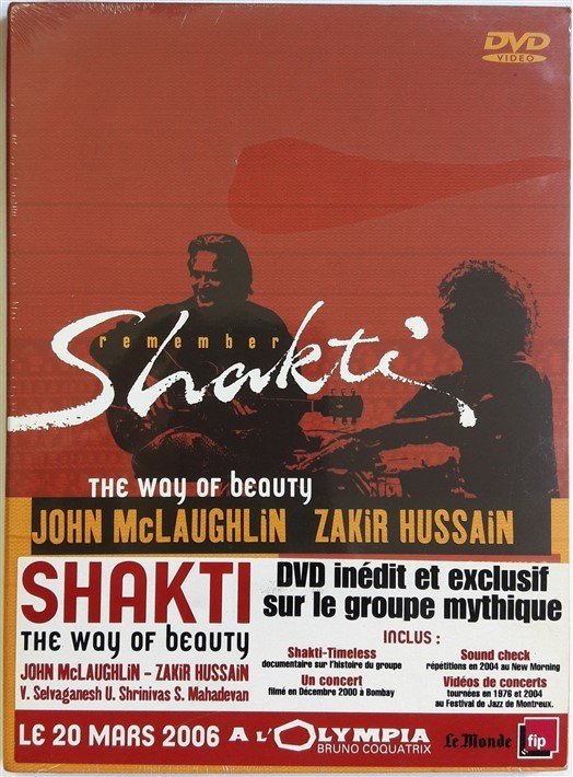 REMEMBER SHAKTI - THE WAY OF BEAUTY - JOHN McLAUGHLIN - ZAKIR HUSSAIN - DVD SIFIR