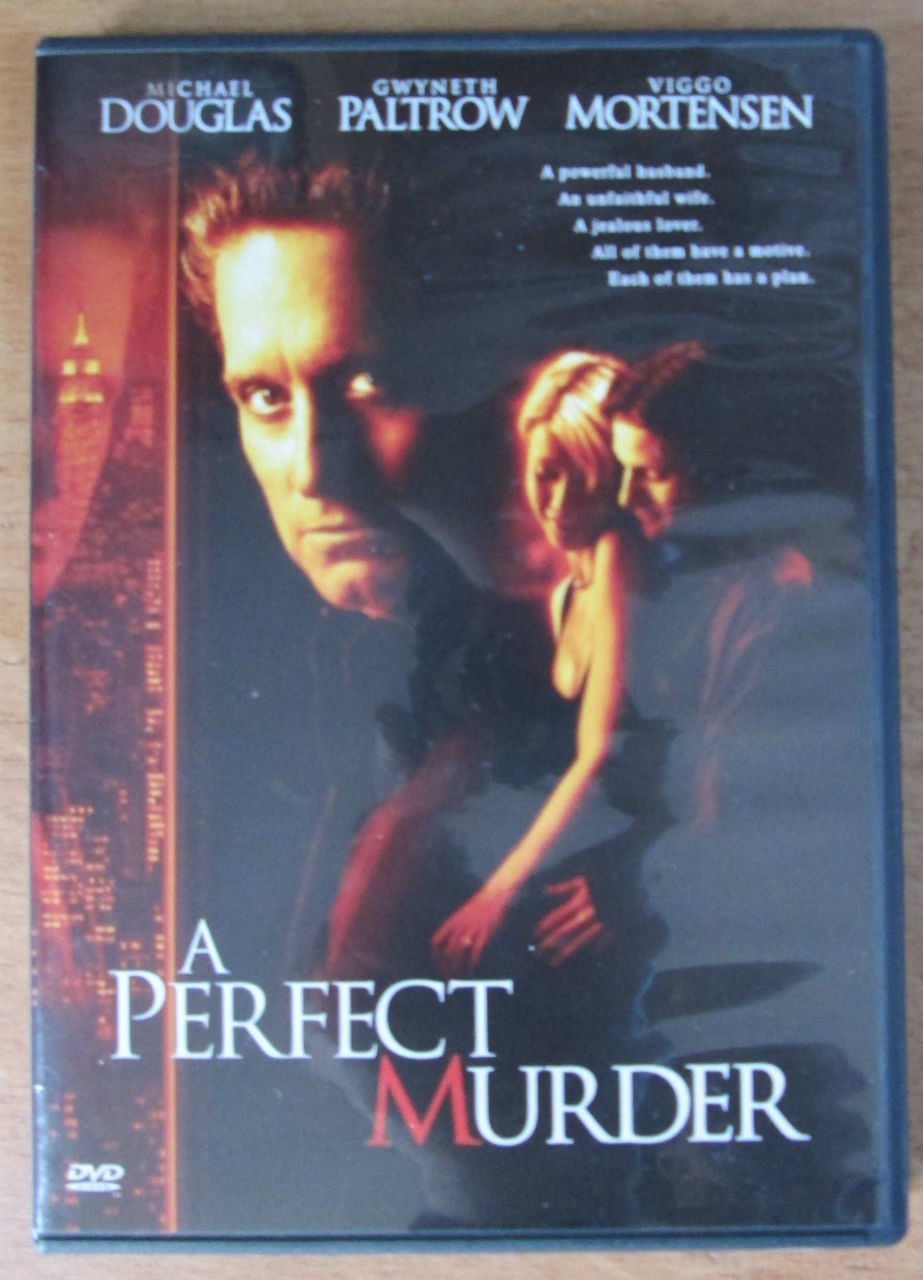 A PERFECT MURDER - KUSURSUZ CİNAYET - MICHAEL DOUGLAS - GWYNETH PALTROW - VIGGO MORTENSEN - DVD 2.EL