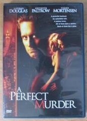 A PERFECT MURDER - KUSURSUZ CİNAYET - MICHAEL DOUGLAS - GWYNETH PALTROW - VIGGO MORTENSEN - DVD 2.EL