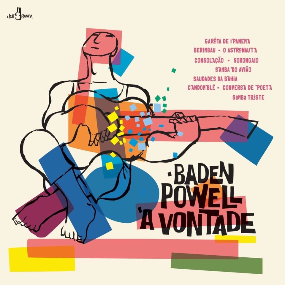 BADEN POWELL - A VONTADE (1963) - LP LATIN JAZZ BOSSA NOVA SAMBA 180GR 2023 EDITION SIFIR PLAK