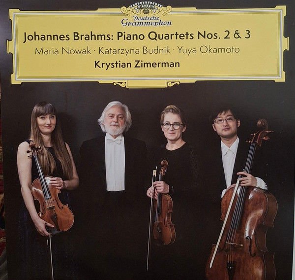JOHANNES BRAHMS / KRYSTIAN ZIMERMAN, M. NOWAK, KATARZYNA BUDNIK, YUYA OKAMOTO- PIANO QUARTETS NOS. 2&3 (2025) - 2LP  DEUTSCHE GRAMMOPHON SIFIR PLAK