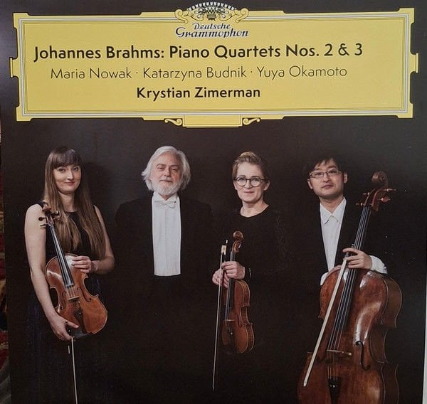 JOHANNES BRAHMS / KRYSTIAN ZIMERMAN, M. NOWAK, KATARZYNA BUDNIK, YUYA OKAMOTO- PIANO QUARTETS NOS. 2&3 (2025) - 2LP  DEUTSCHE GRAMMOPHON SIFIR PLAK