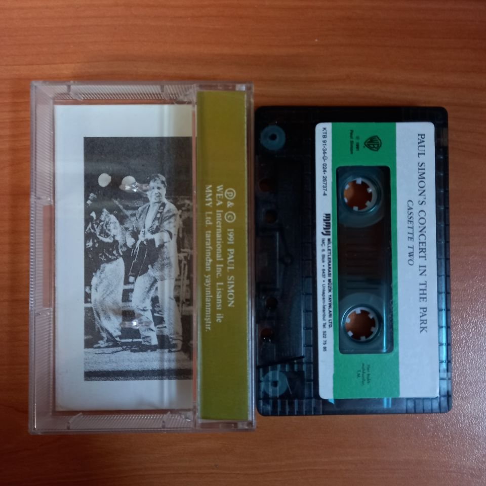 PAUL SIMON - PAUL SIMON'S CONCERT IN THE PARK / CASSETTE TWO (1991) - KASET 2.EL