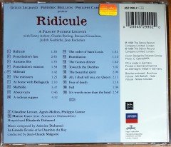RIDICULE SOUNDTRACK / ANTOINE DUHAMEL, JEAN-CLAUDE MALGOIRE, ELISABETH DUHAMEL (1996) LONDON CD 2.EL