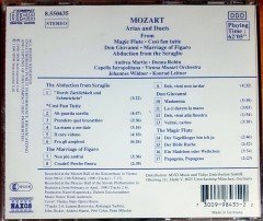 MOZART: OPERATIC ARIAS AND DUETS FROM MAGIC FLUTE, COSI FAN TUTTE, DON GIOVANNI, MARRIAGE OF FIGARO, ABDUCTION FROM THE SERAGLIO / ANDREA MARTIN, DONNA ROBIN, CAPELLA ISTROPOLITANA, VIENNA MOZART ORCHESTRA, JOHANNES WILDNER, KONRAD LEITHER (1990) NAXOS CD