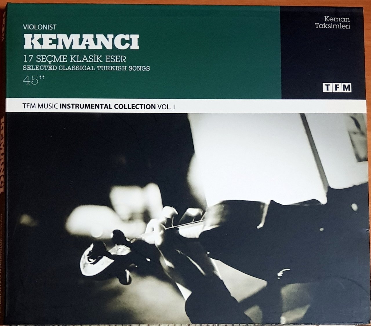 KEMANCI / VIOLONIST / 17 SEÇME KLASİK ESER / SELECTED CLASSICAL TURKISH SONGS (2009) TFM CD 2.EL