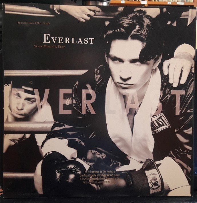 EVERLAST - NEVER MISSIN' A BEAT (1989) - 12'' MAXI SINGLE VINYL PLAK 2.EL