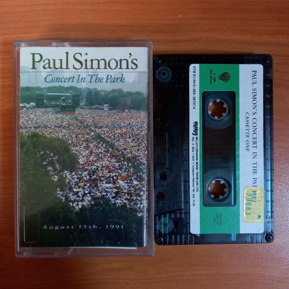 PAUL SIMON - PAUL SIMON'S CONCERT IN THE PARK / CASSETTE ONE (1991) - KASET 2.EL