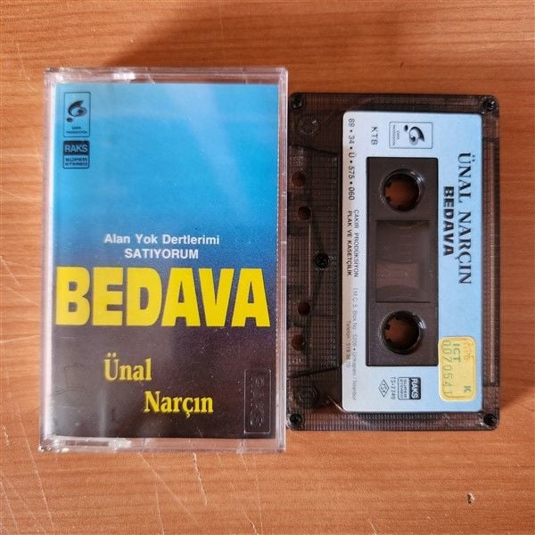 ÜNAL NARÇIN - BEDAVA (1989) - KASET 2.EL