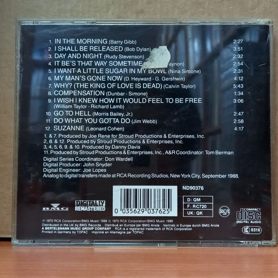 NINA SIMONE - THE BEST OF NINA SIMONE (1989) - CD 2.EL